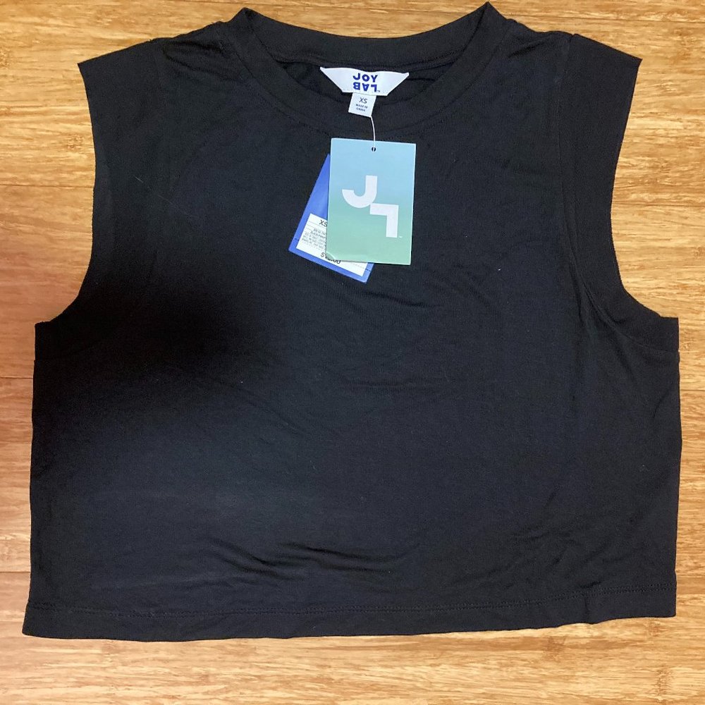 New Women's Muscle Tee/Tank Top - JoyLab™ Black Size XS